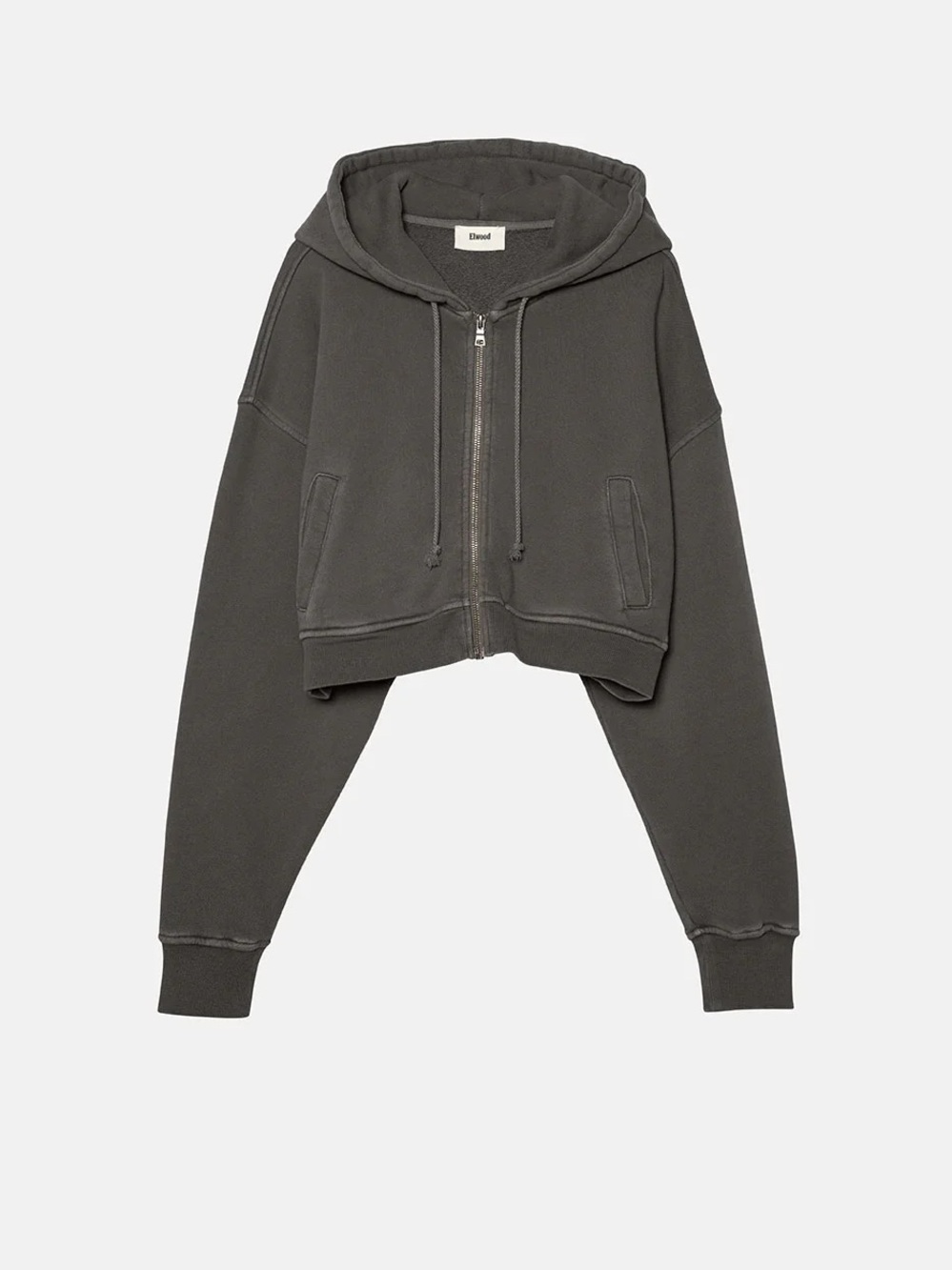 ELWOOD BABYDOLL CROPPED ZIP UP